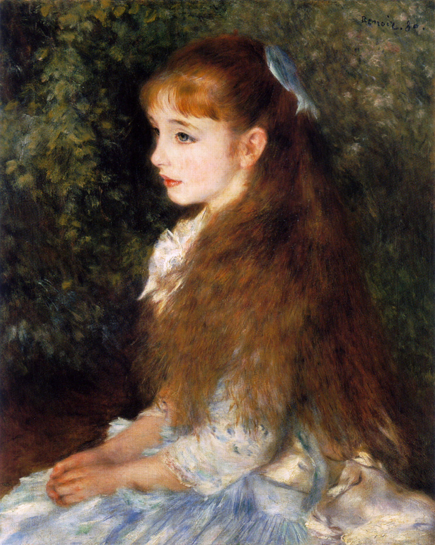 ピエール・ルノワール『イレーヌ・カーン・ダンヴェール嬢』(1880)