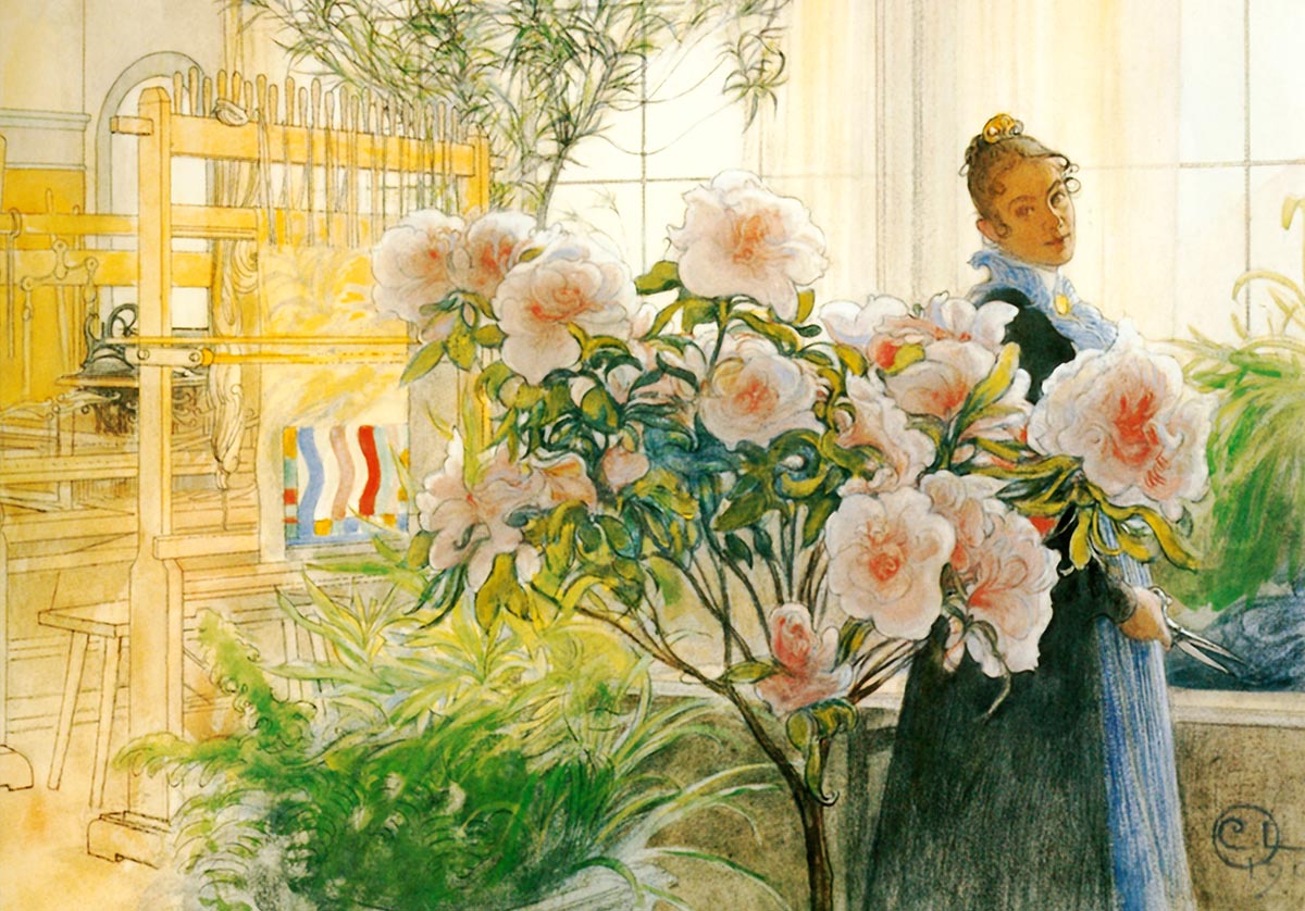 カール・ラーション『アザレアの花』(1906)